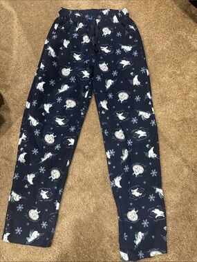 Old Navy Navy Fleece Pajama Pants with Polar Bear Print